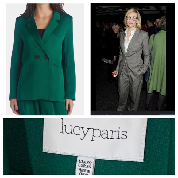 Lucy Paris Pants - Lucy Paris matching green suit set or individually